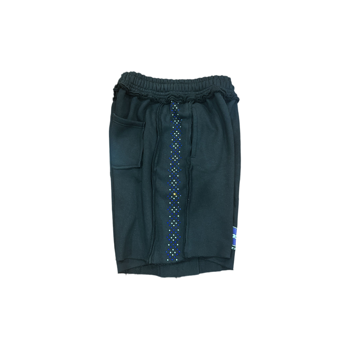 Rhinestone Holy Shorts (Black)