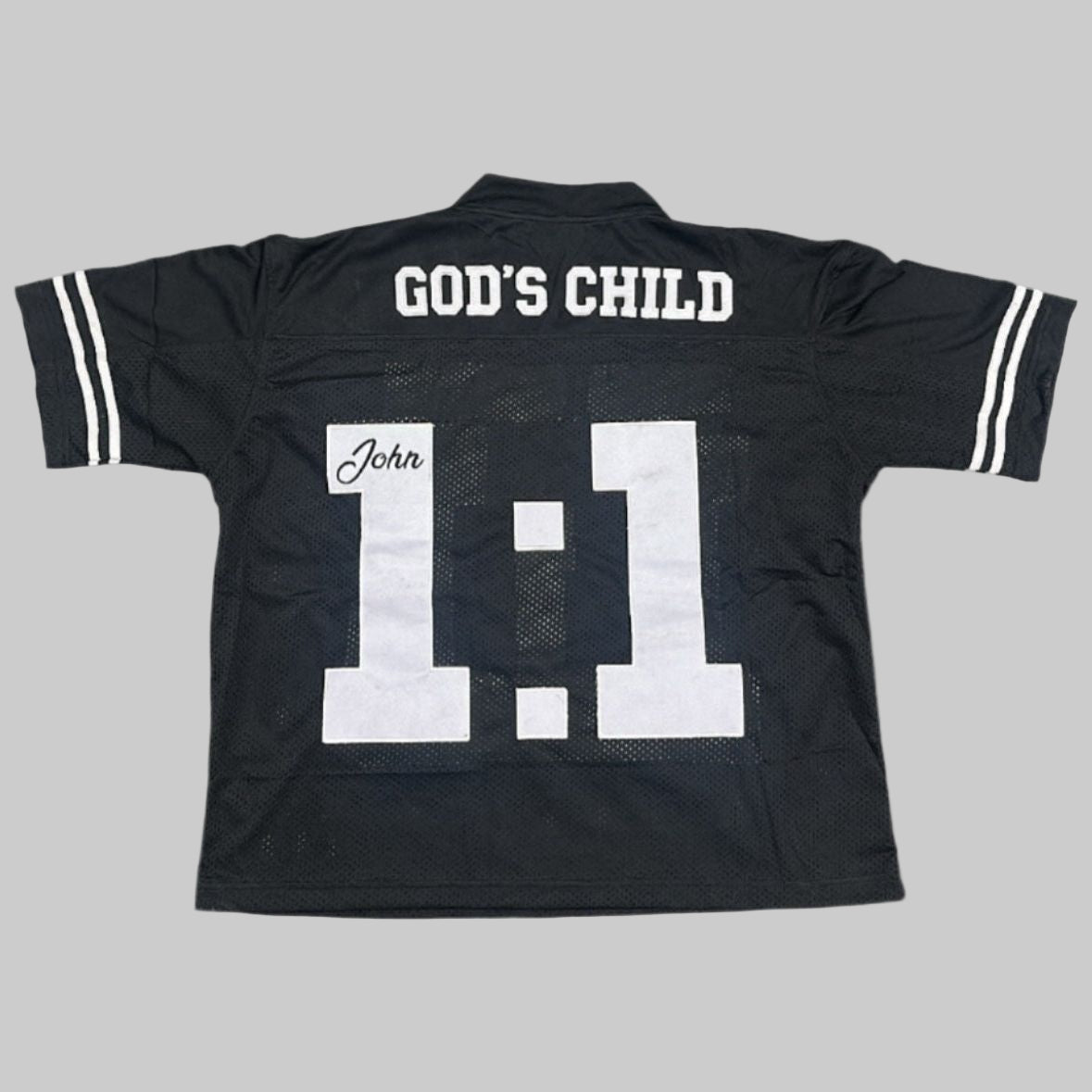 Holy Jersey (Black) - Holy Spirit Clothing Co.