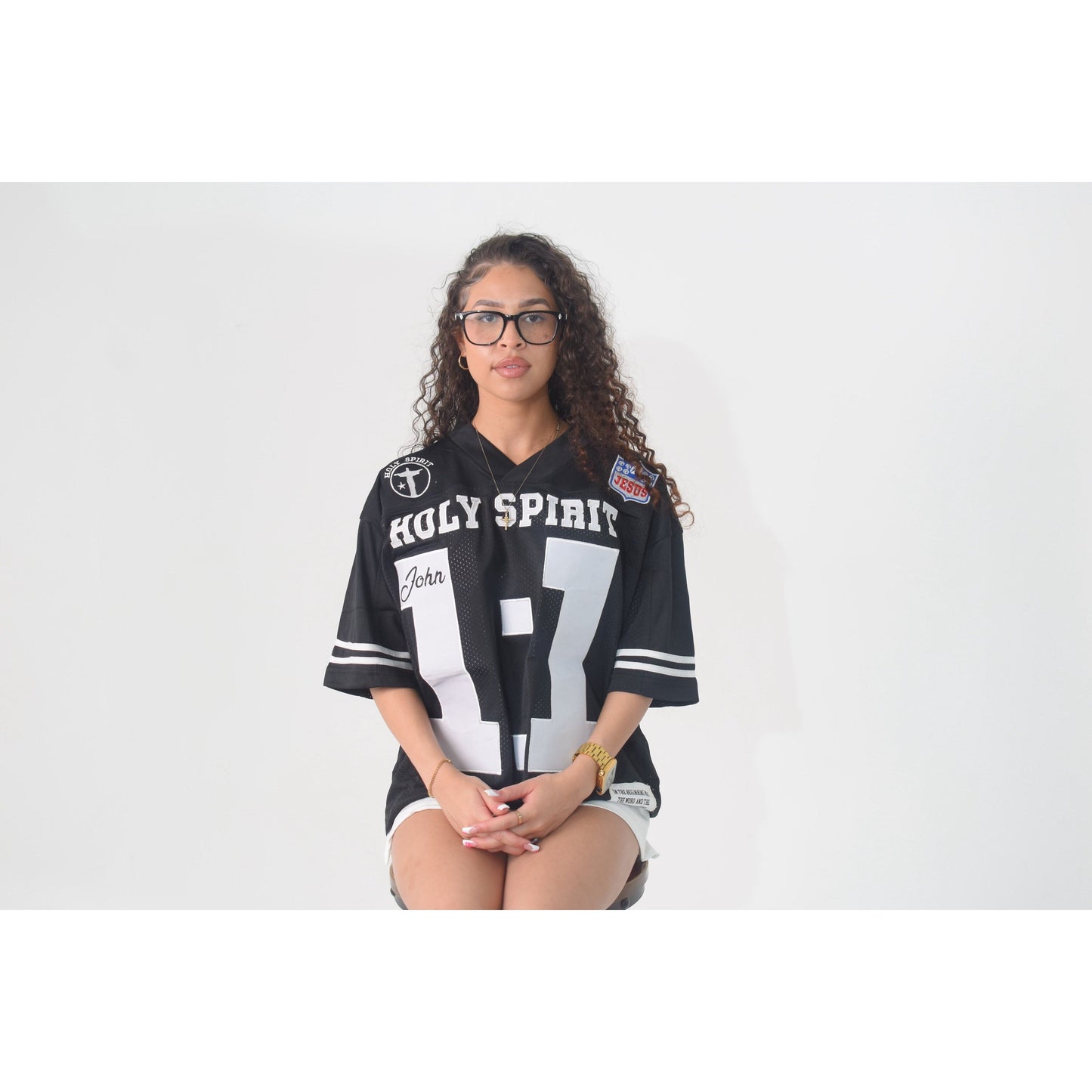 Holy Jersey (Black) - Holy Spirit Clothing Co.