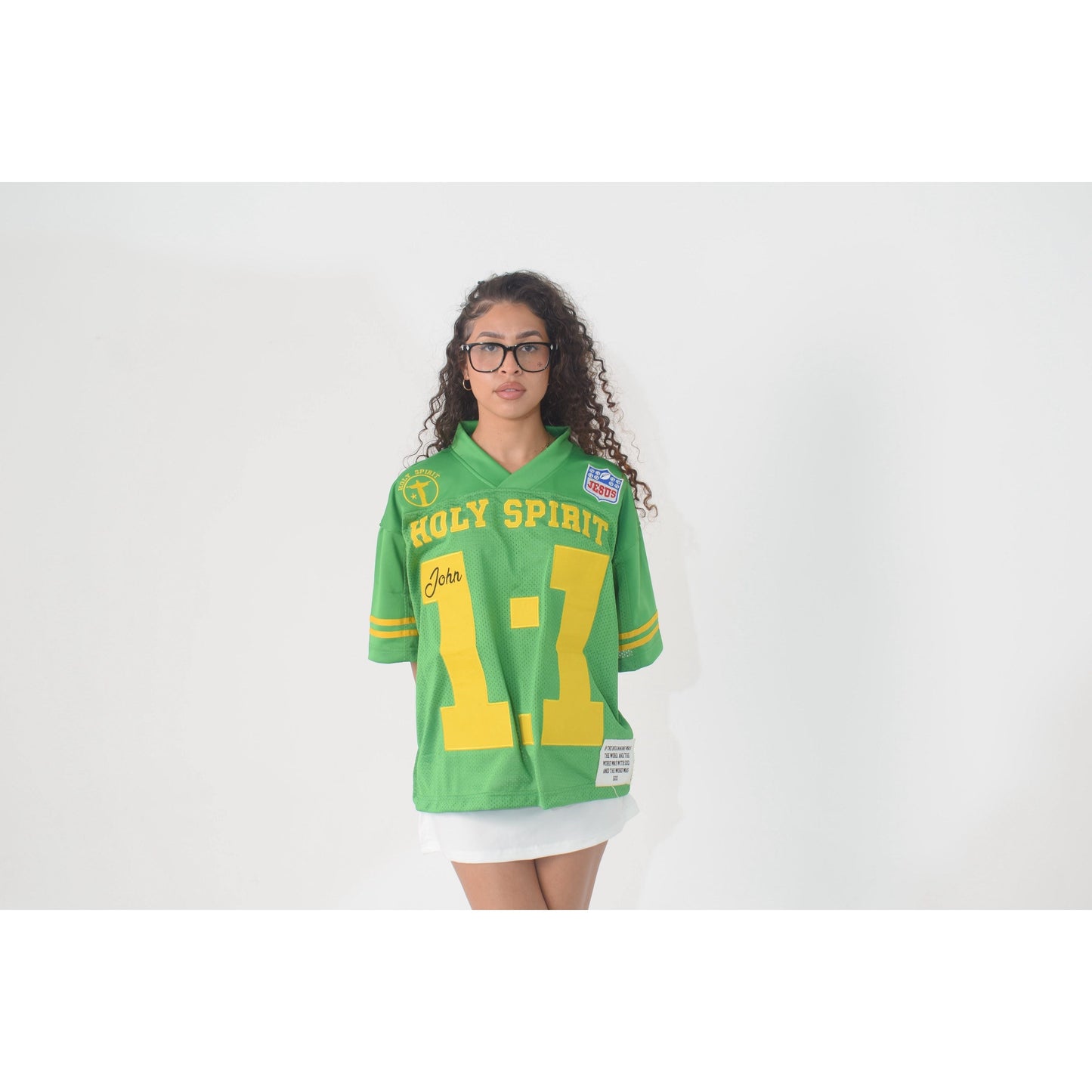 Holy Jersey (Green) - Holy Spirit Clothing Co.