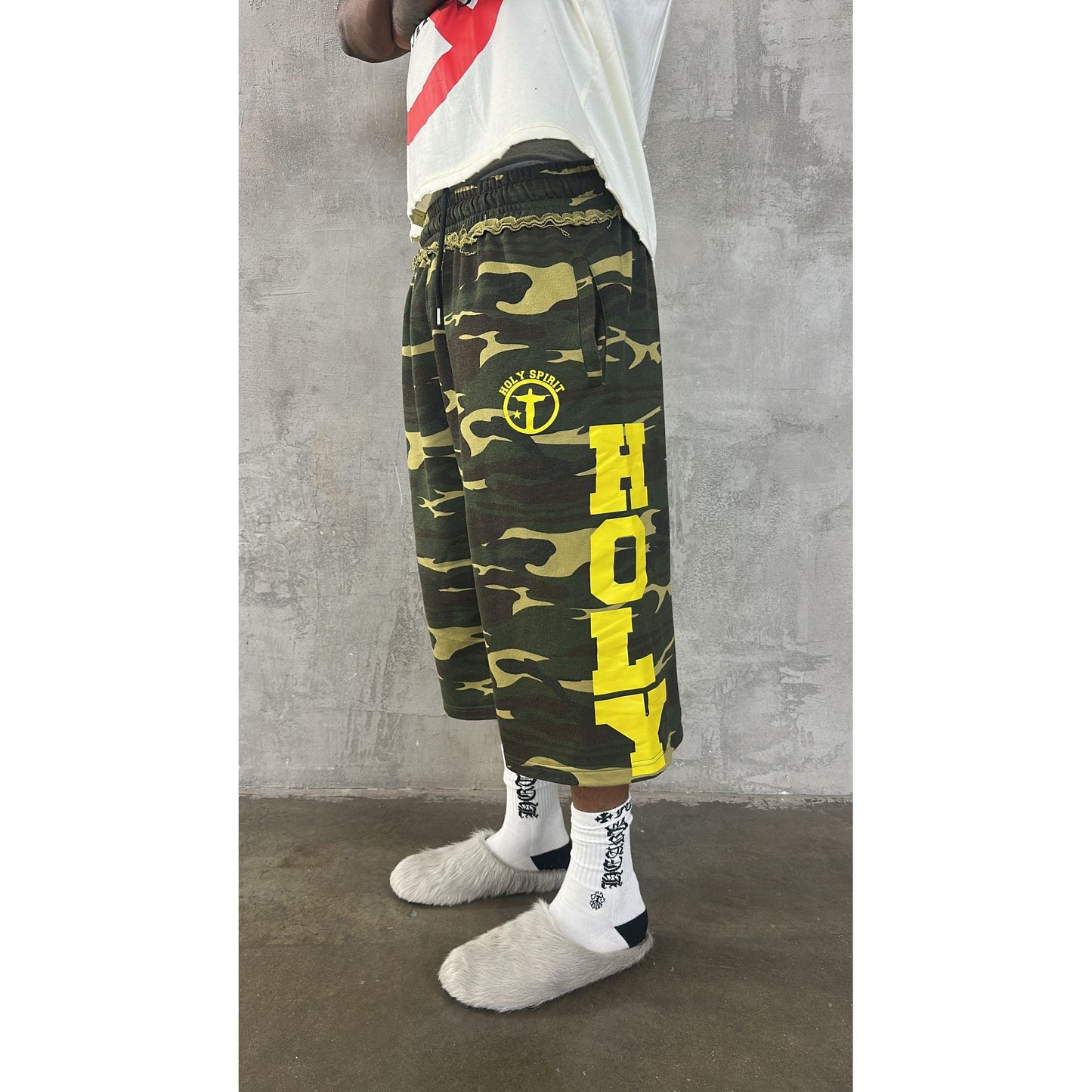 Holy Long Shorts (Camo) - Holy Spirit Clothing Co.