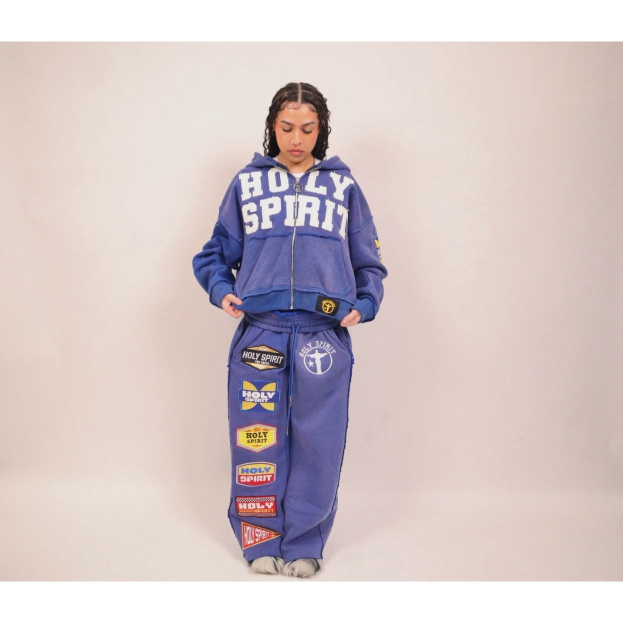 Holy Patchwork Sweats - Holy Spirit Clothing Co.