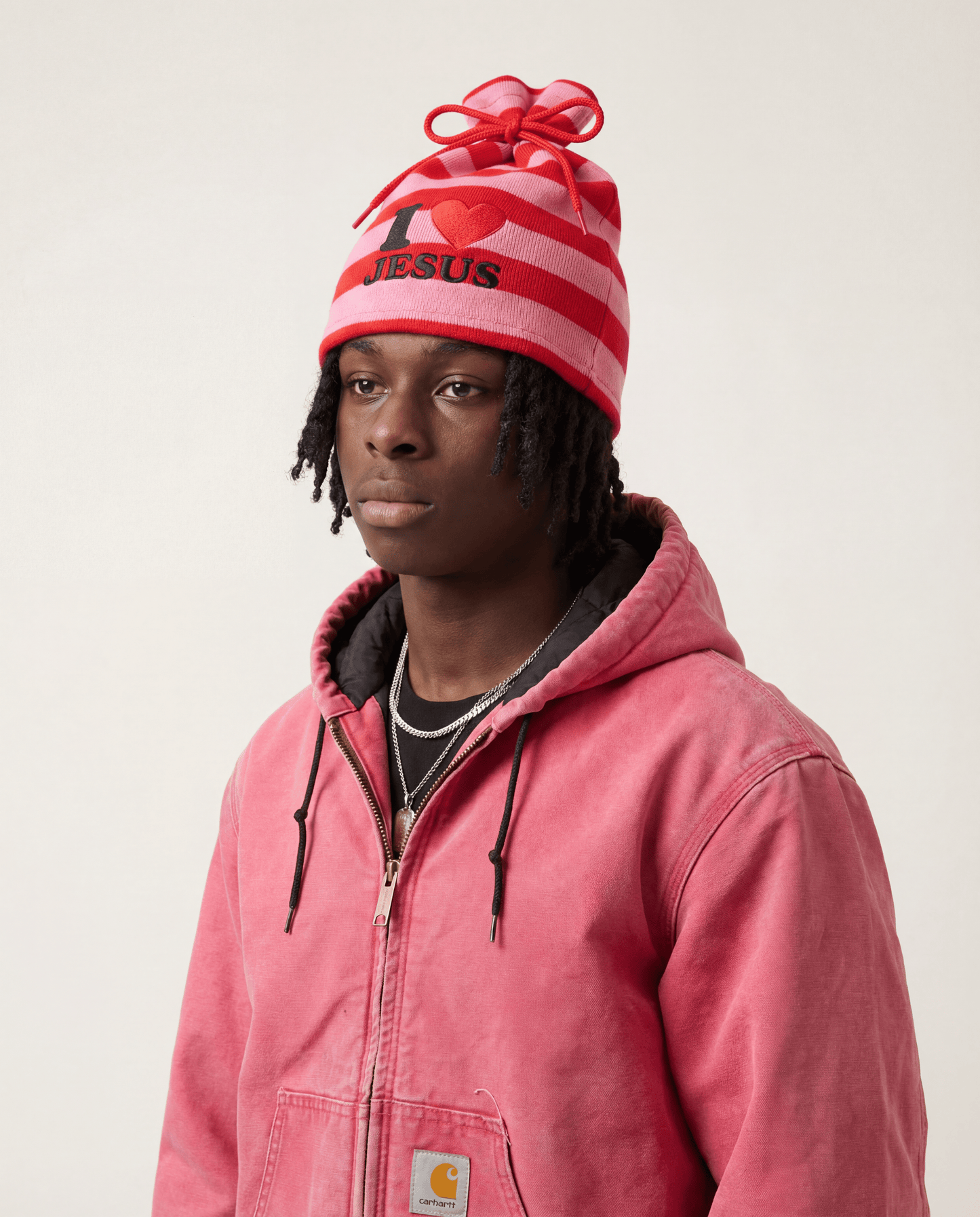 I Love Jesus Tie Beanie - Holy Spirit Clothing Co.