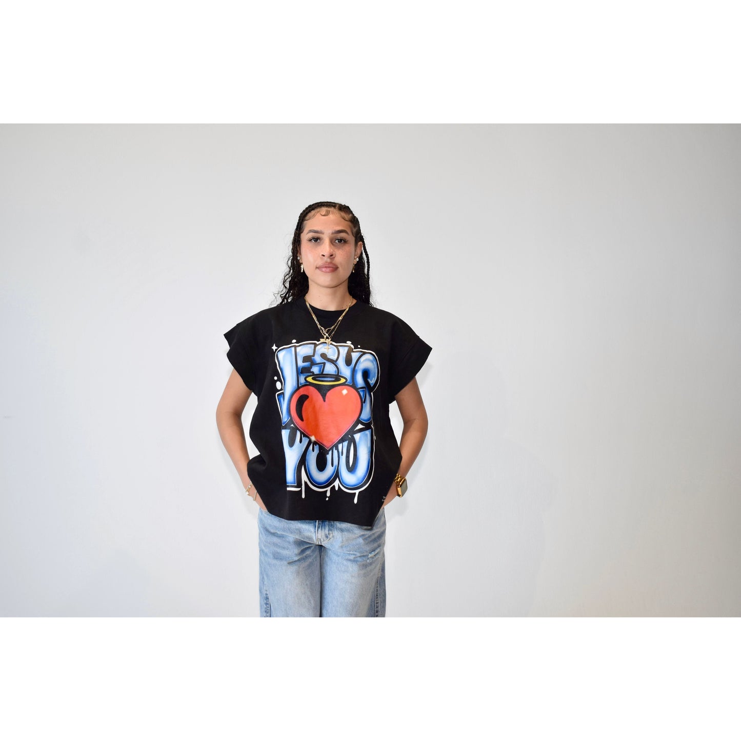 Jesus Loves You Cut Off - Holy Spirit Clothing Co.
