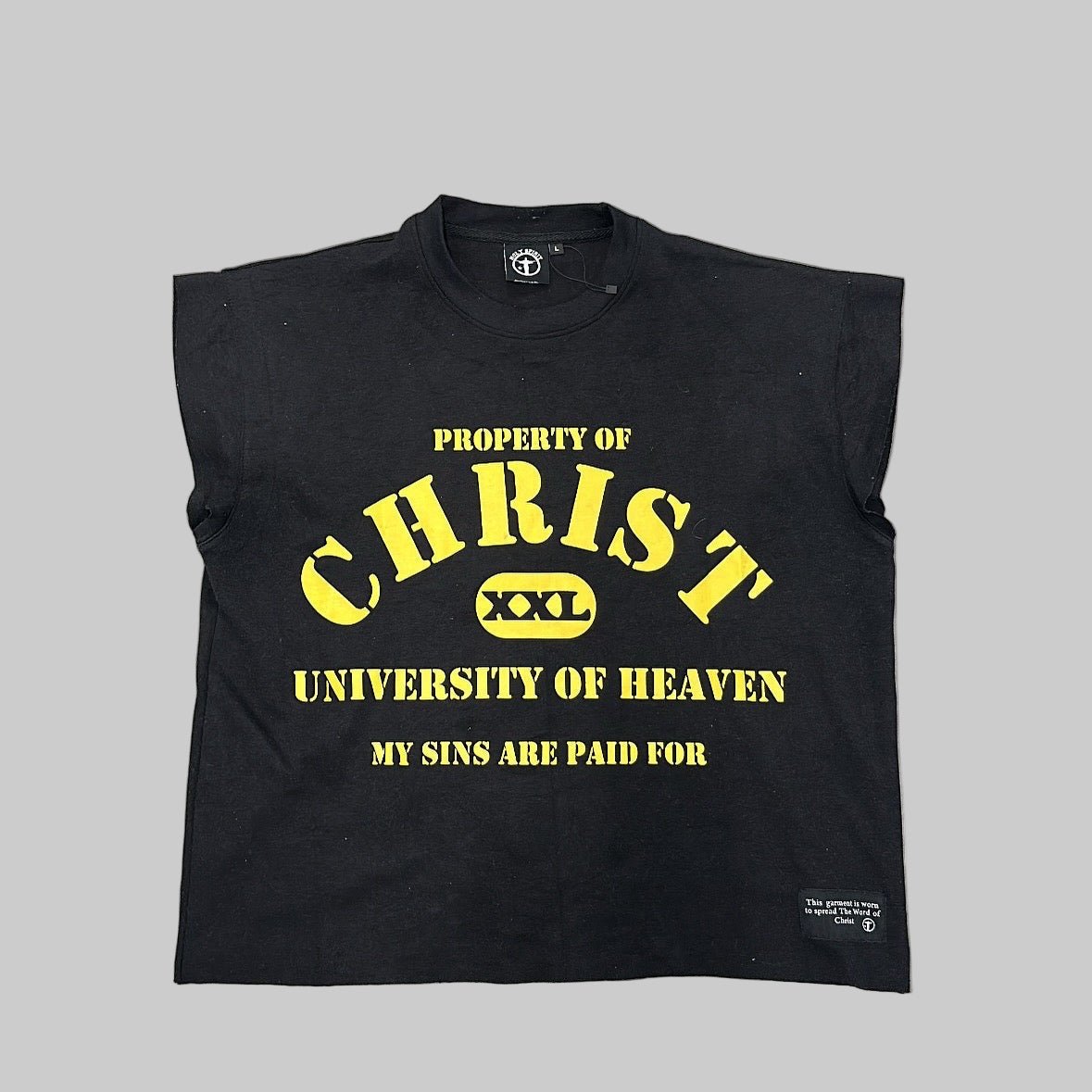 Property of Christ Cut Off - Holy Spirit Clothing Co.