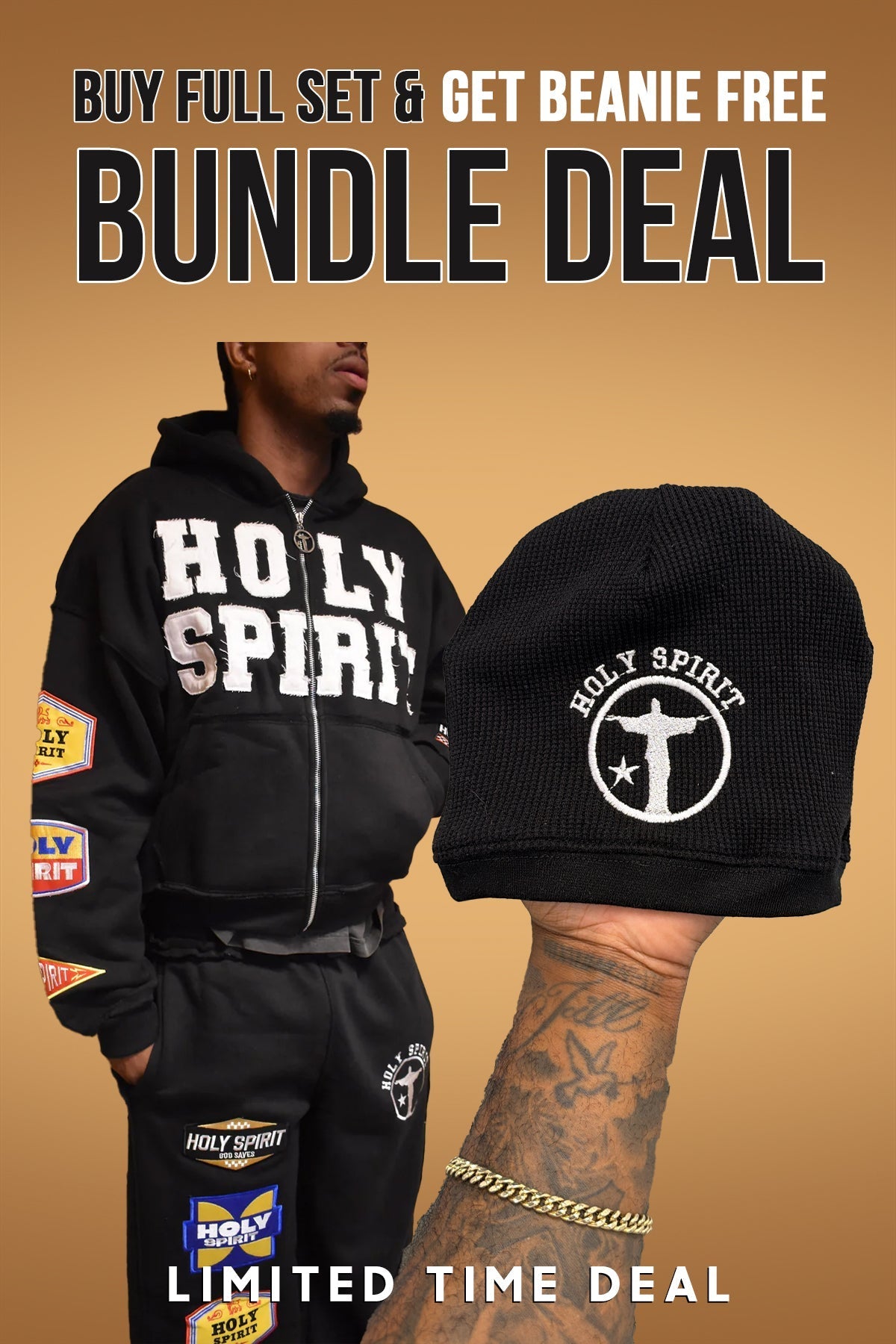 Buy Full Set & Get Beanie Free - Holy Spirit Clothing Co.