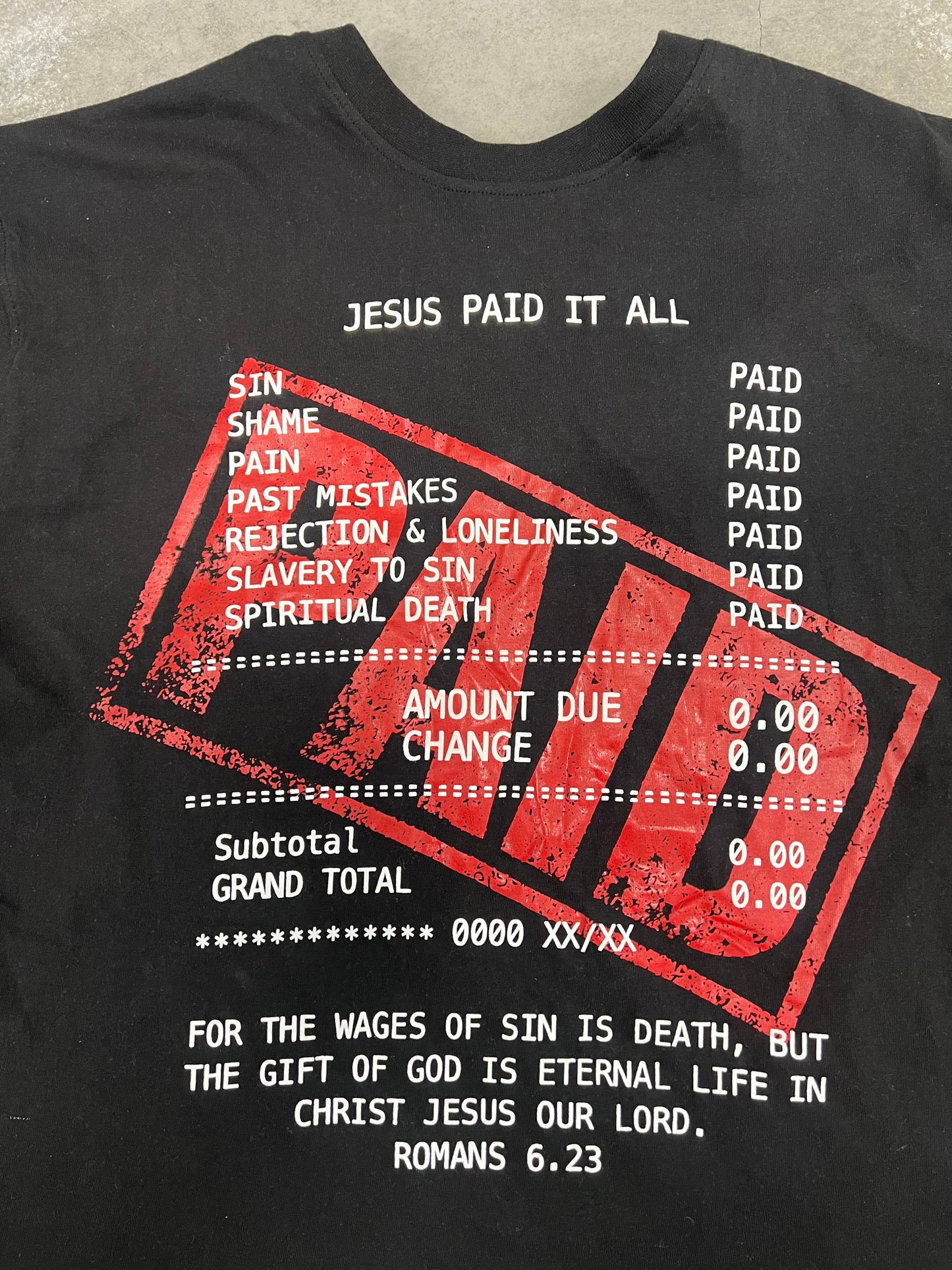 Jesus Paid it All Tee