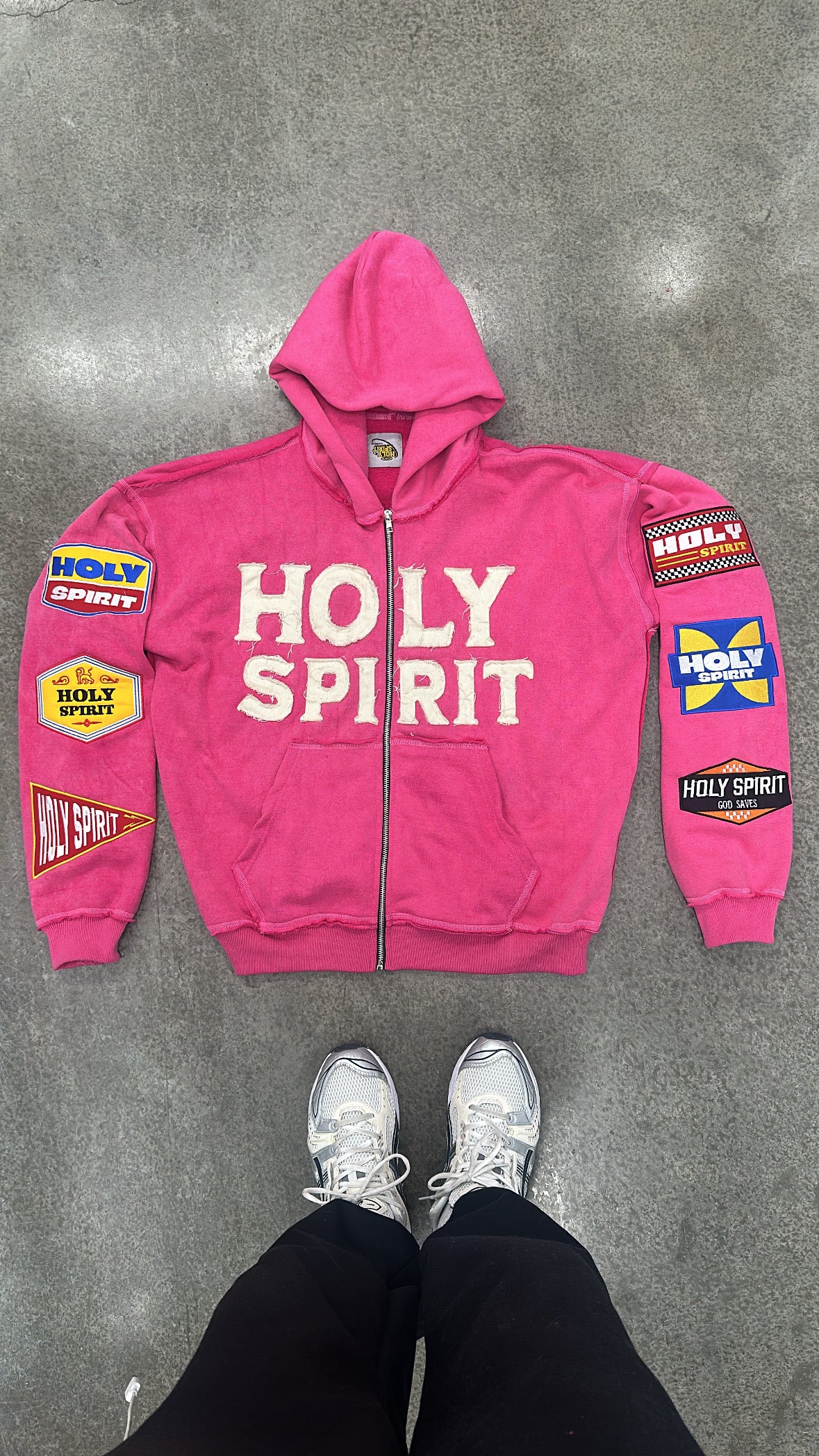 Holy Spirit Patchwork Hoodie