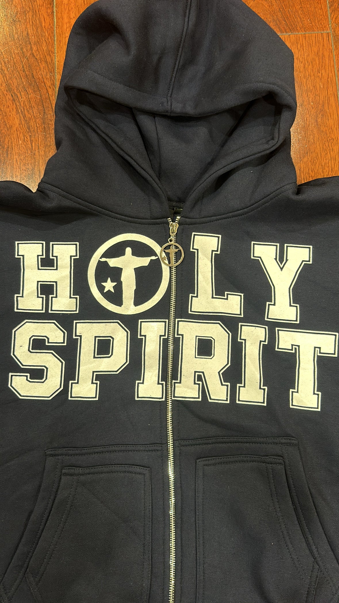 Holy spirit hoodie dog black best sale