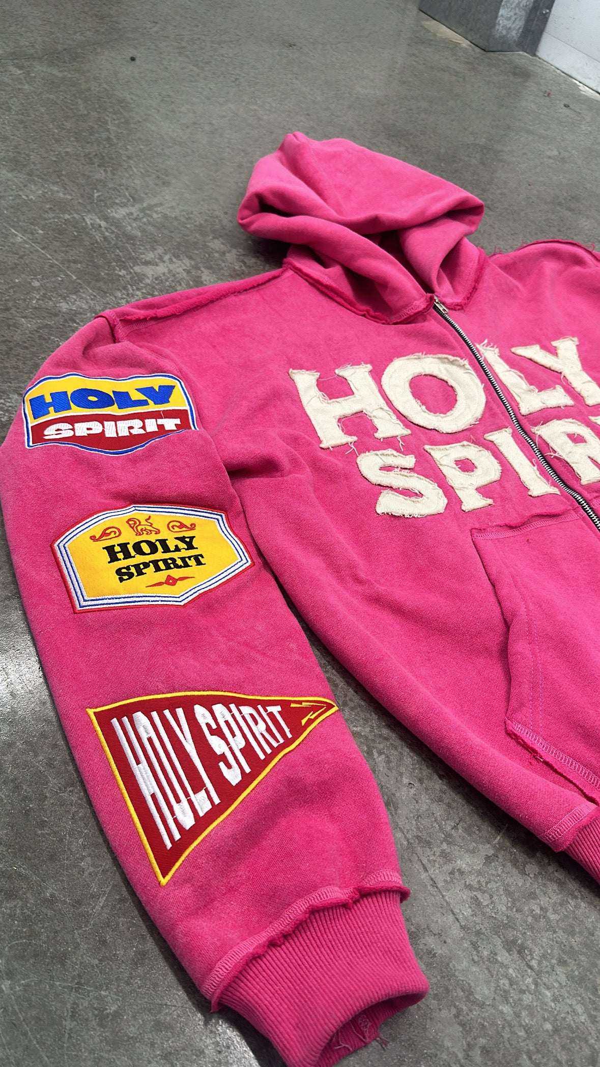 Holy Spirit Patchwork Hoodie