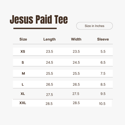 Jesus Paid it All Tee