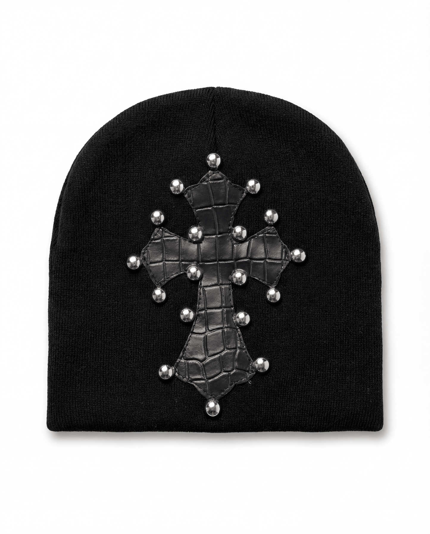 Black Studded Beanie - Holy Spirit Clothing Co.