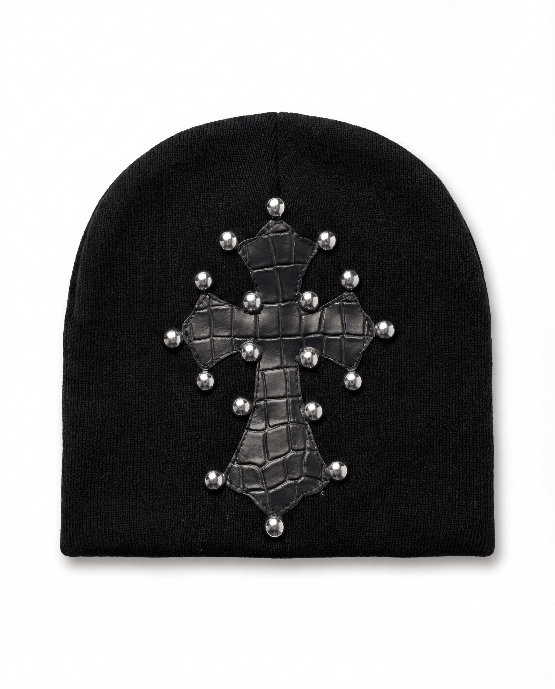 Black Studded Beanie - Holy Spirit Clothing Co.