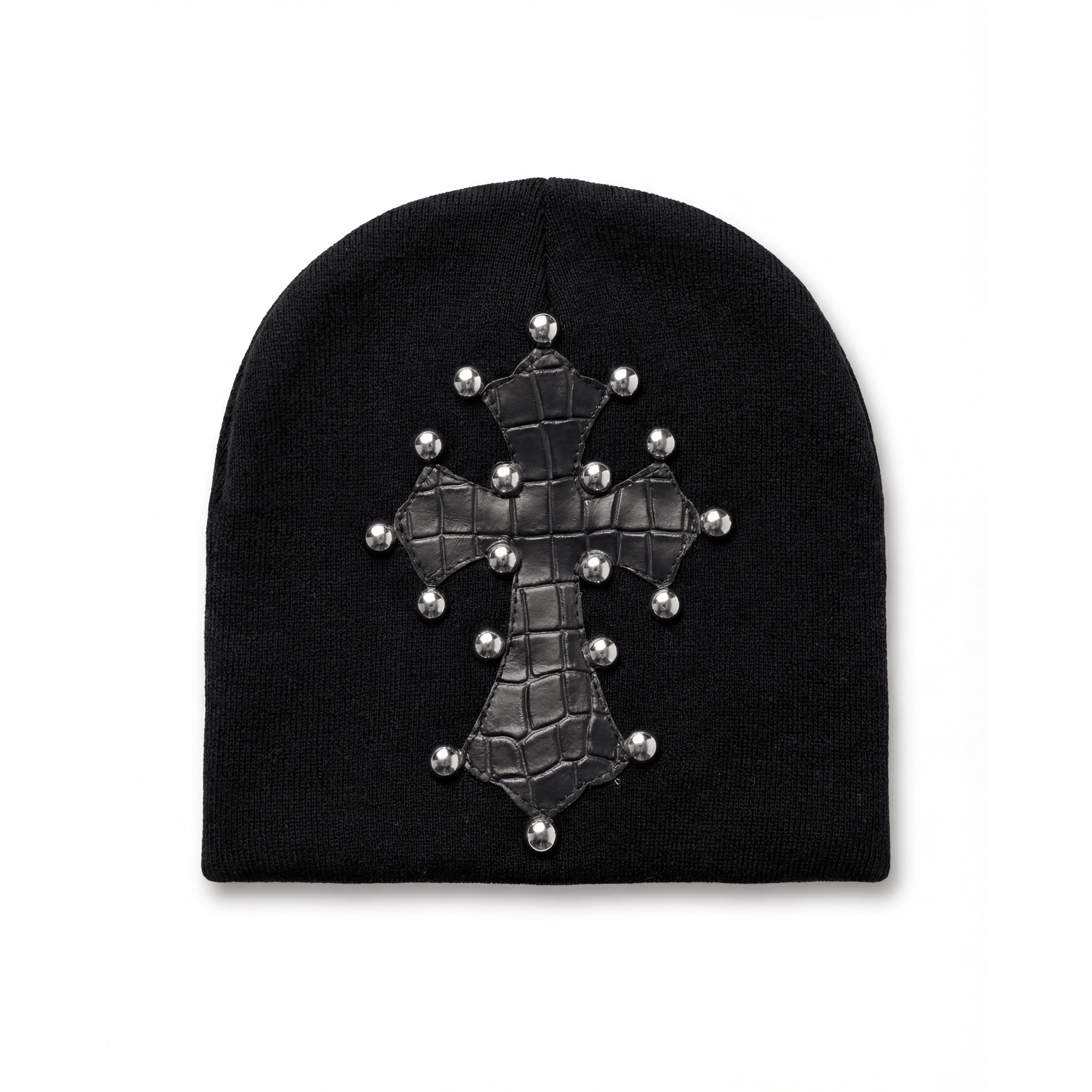 Black Studded Beanie - Holy Spirit Clothing Co.