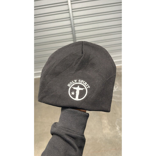 Black Thermal Beanie - Holy Spirit Clothing Co.