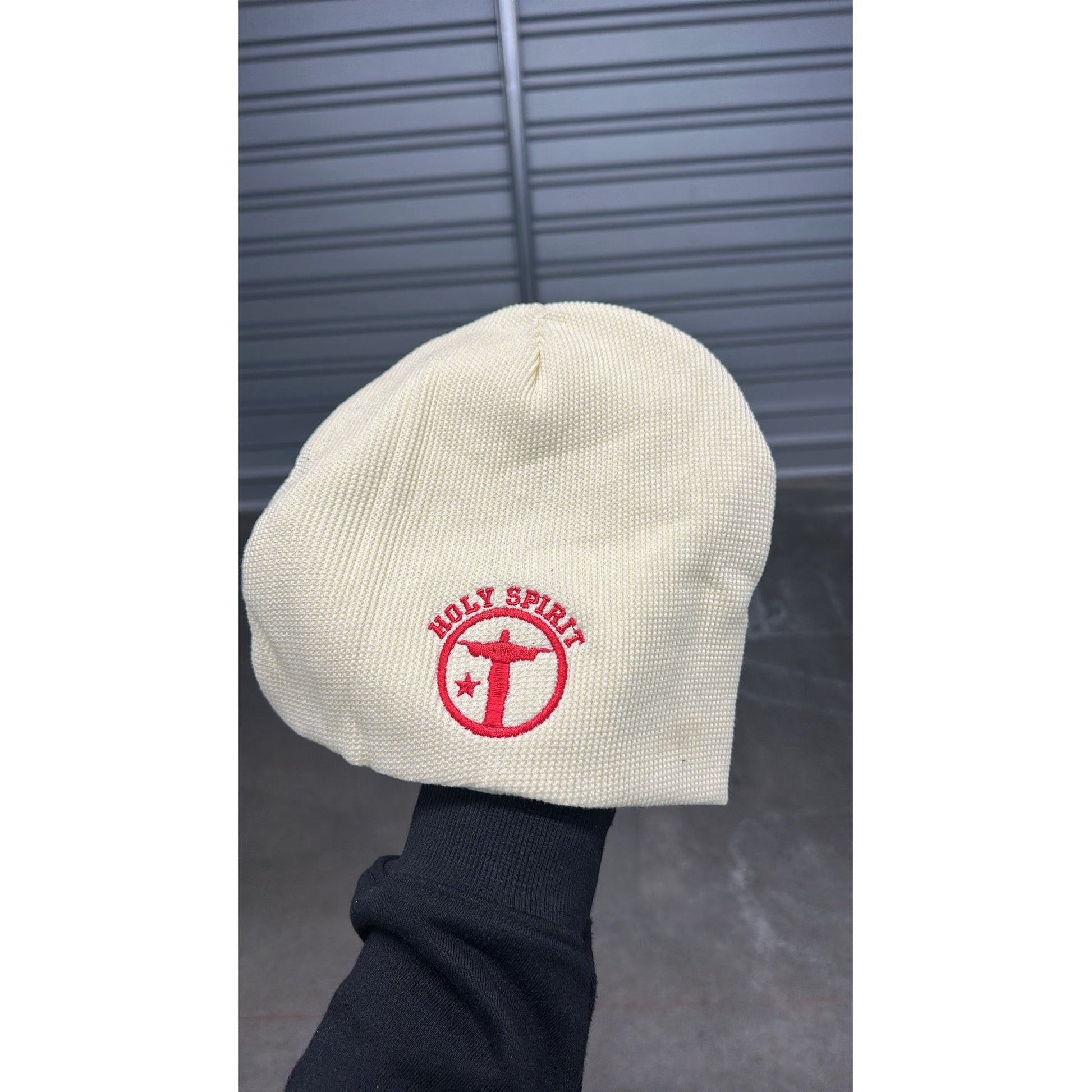 Cream Thermal Beanie - Holy Spirit Clothing Co.