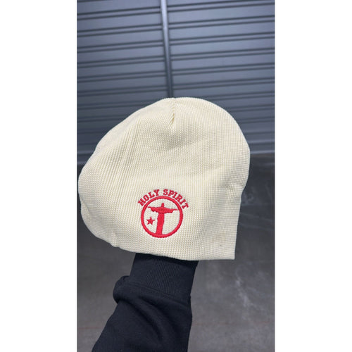 Cream Thermal Beanie - Holy Spirit Clothing Co.