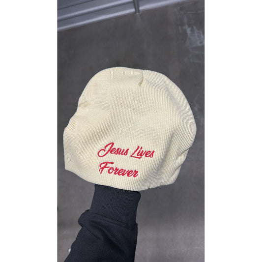 Cream Thermal Beanie - Holy Spirit Clothing Co.
