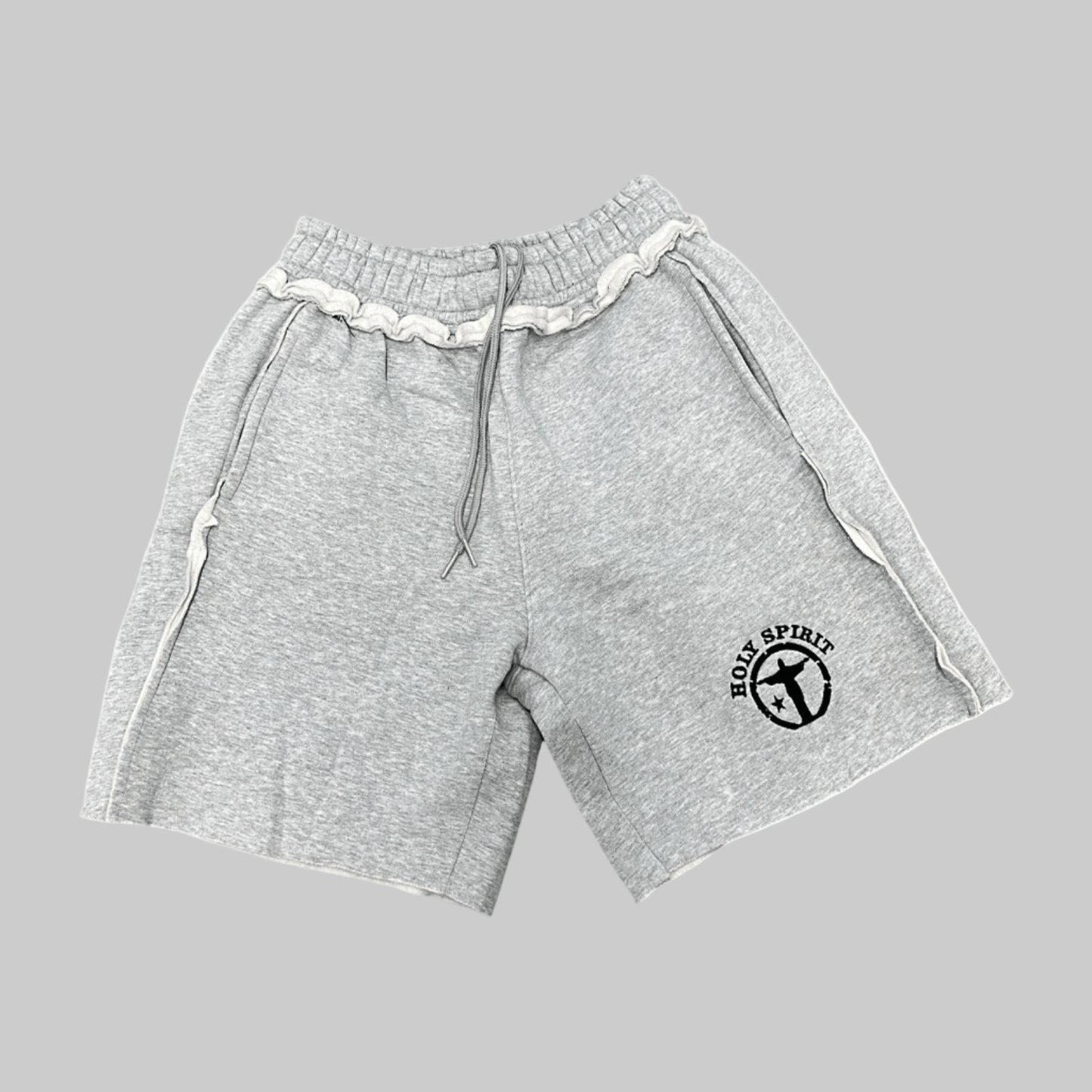 Everyday Holy Shorts (Grey) - Holy Spirit Clothing Co.