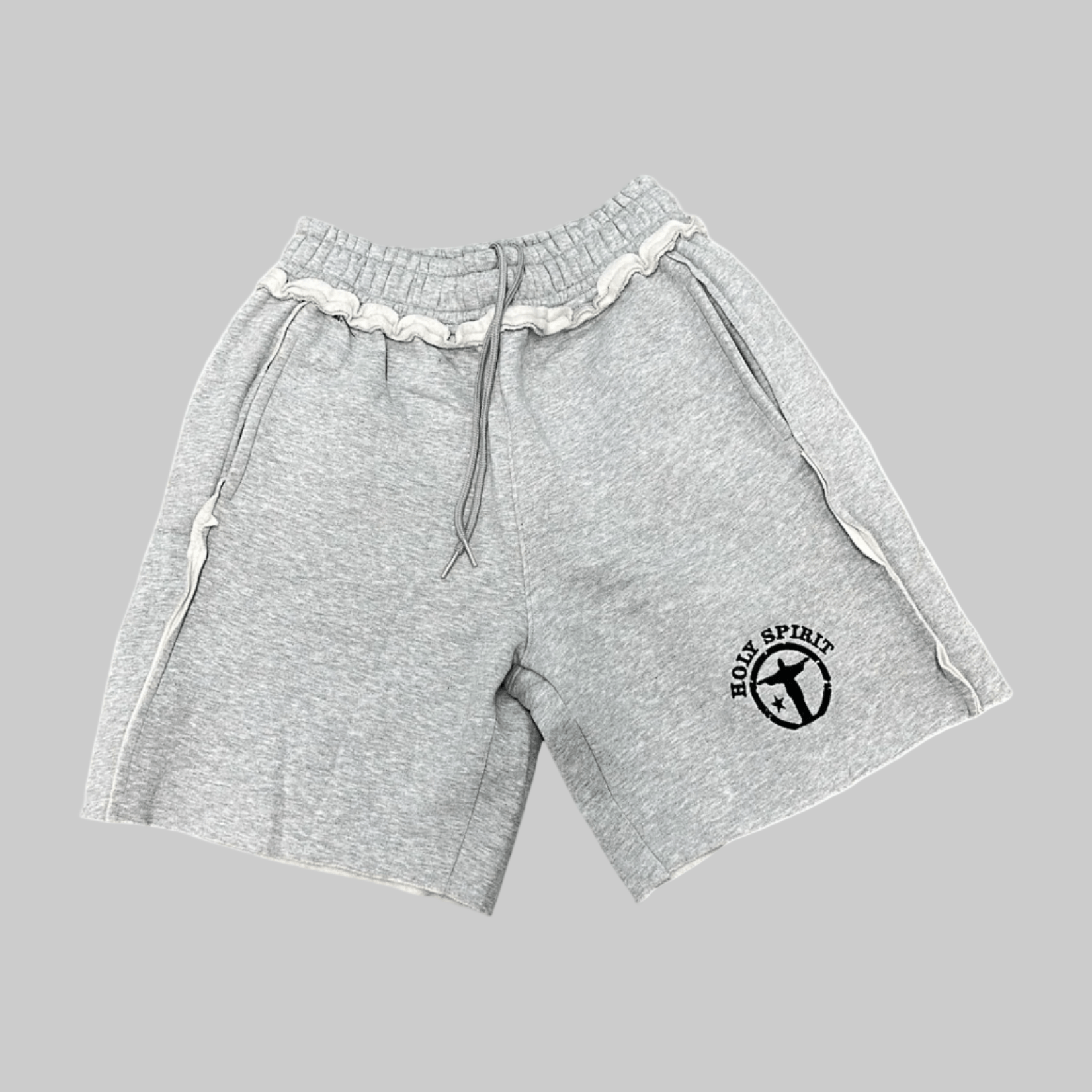 Everyday Holy Shorts (Grey) - Holy Spirit Clothing Co.