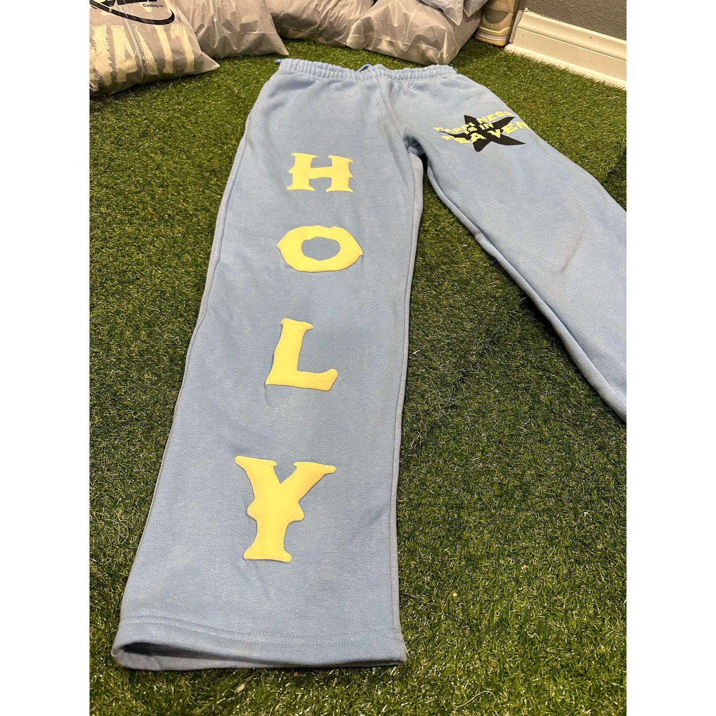 Happiness is in Heaven Sweatpants - Holy Spirit Clothing Co.