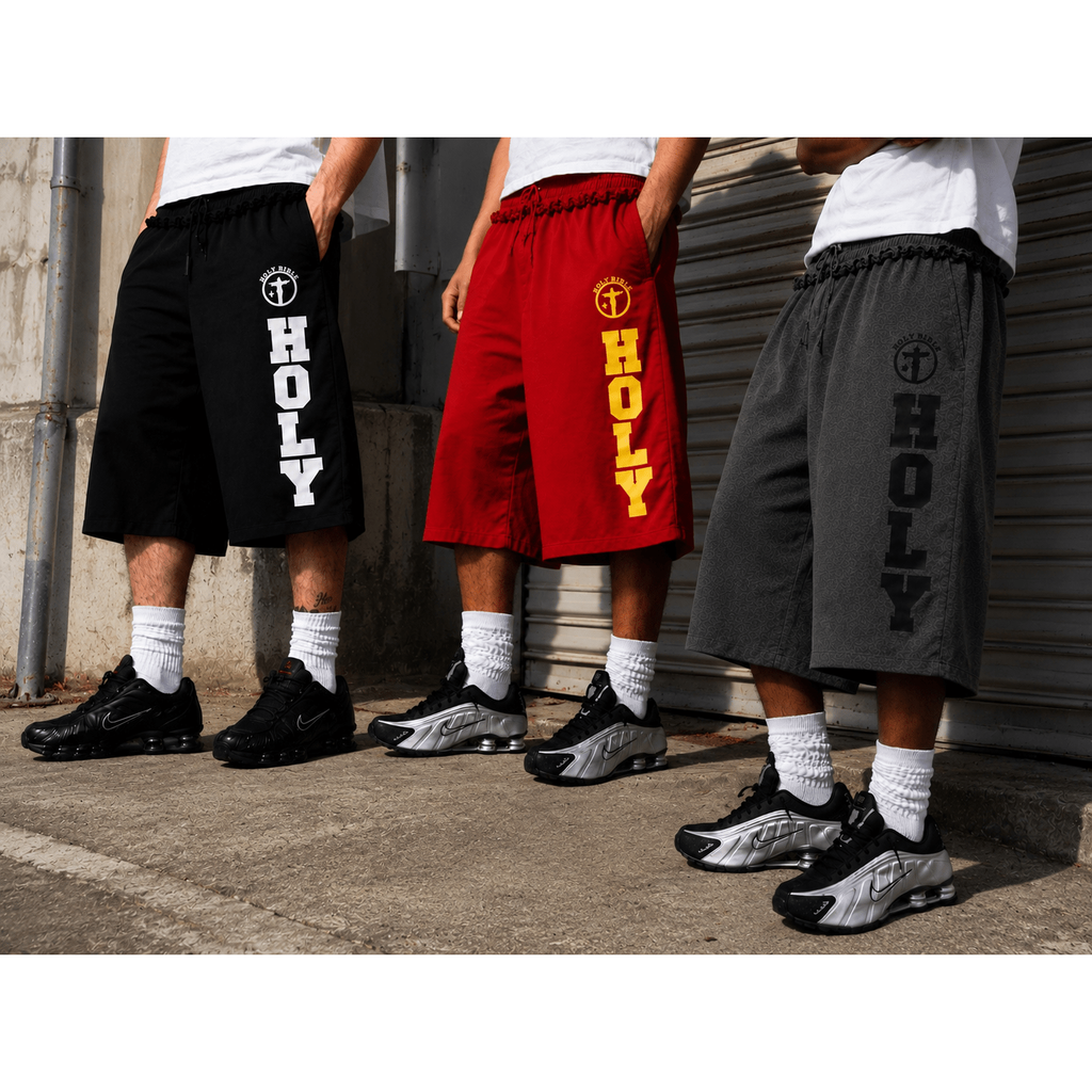 Holy 3/4 Sweatshorts - Holy Spirit Clothing Co.