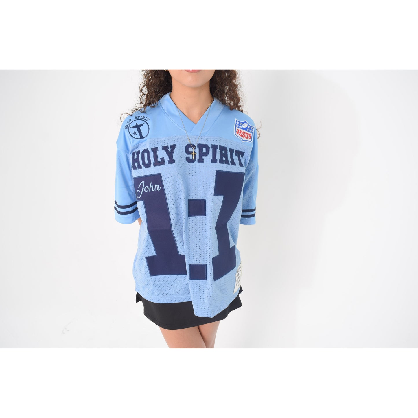 Holy Jersey (Baby Blue) - Holy Spirit Clothing Co.