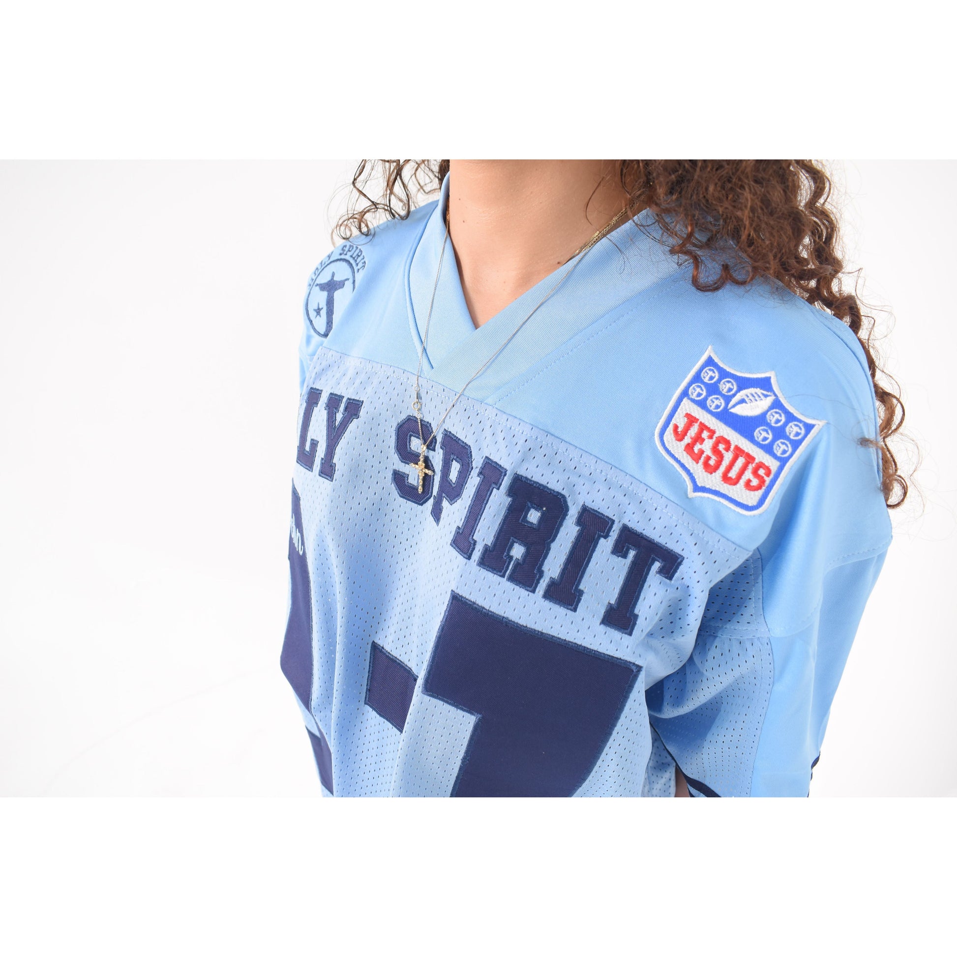 Holy Jersey (Baby Blue) - Holy Spirit Clothing Co.