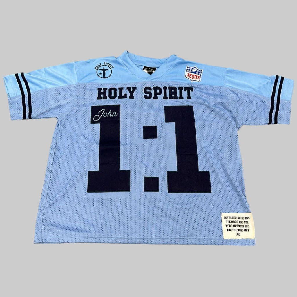 Holy Jersey (Baby Blue) - Holy Spirit Clothing Co.