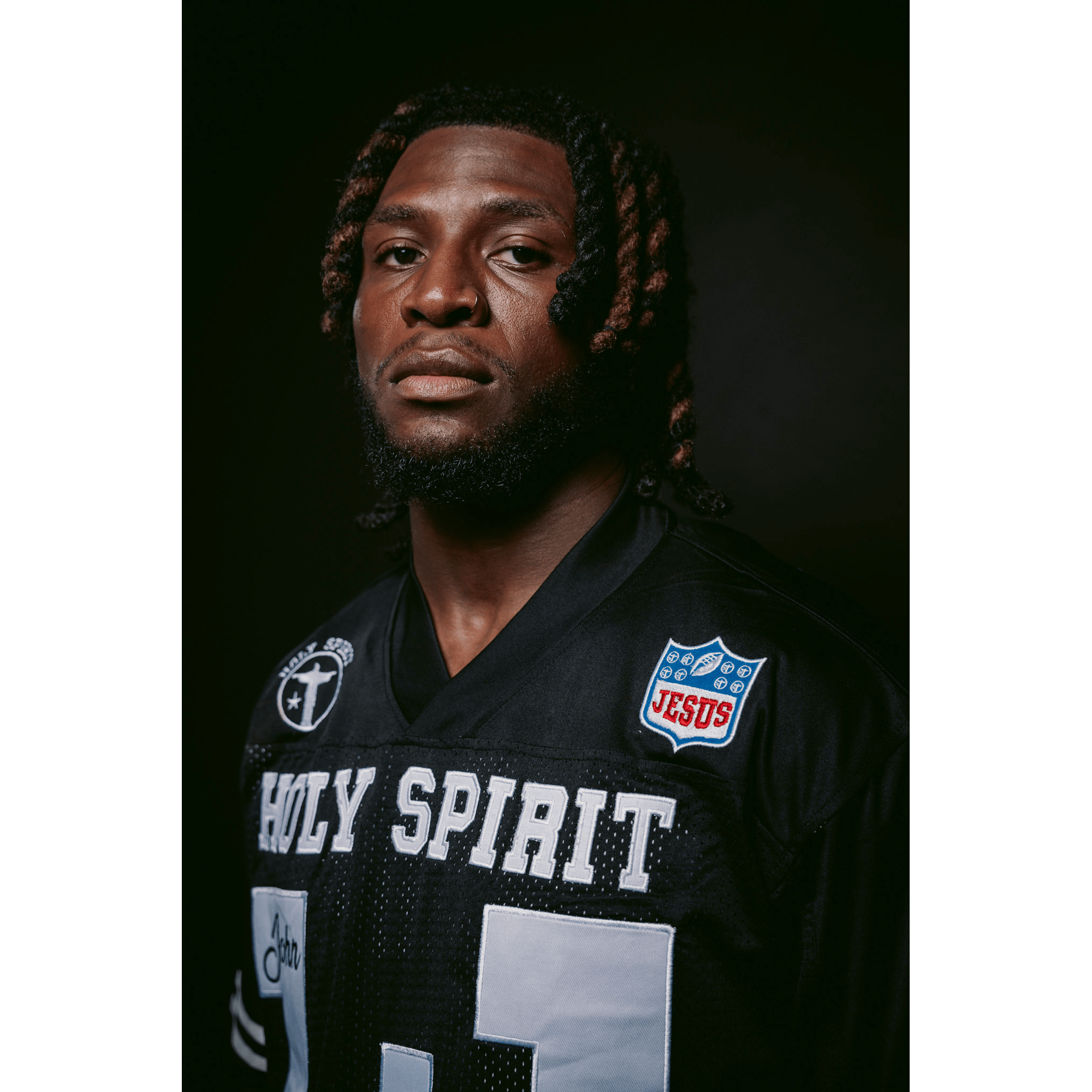 Holy Jersey (Black) - Holy Spirit Clothing Co.