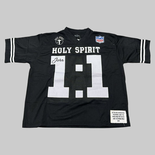 Holy Jersey (Black) - Holy Spirit Clothing Co.