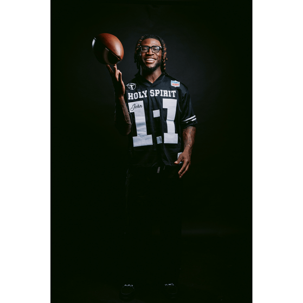 Holy Jersey (Black) - Holy Spirit Clothing Co.