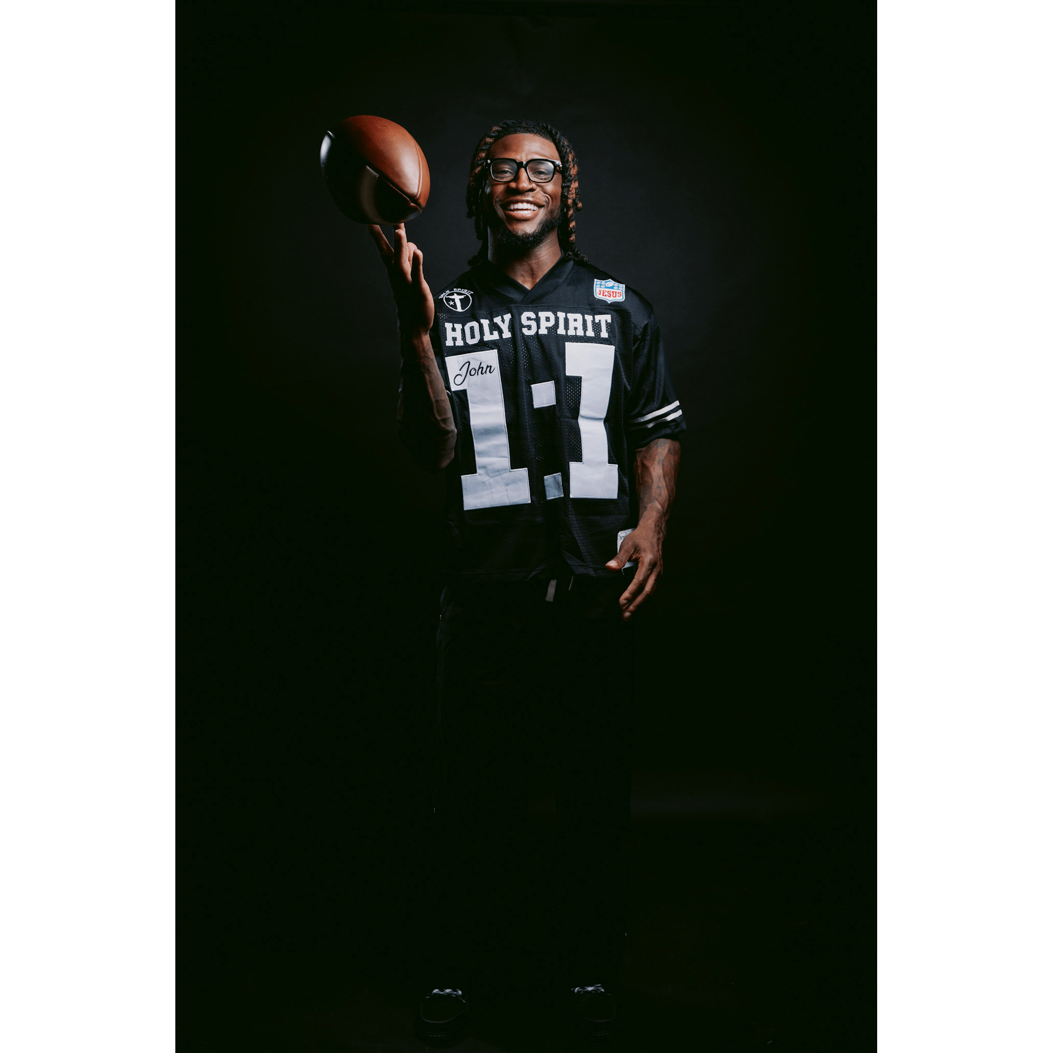 Holy Jersey (Black) - Holy Spirit Clothing Co.