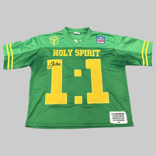 Holy Jersey (Green) - Holy Spirit Clothing Co.