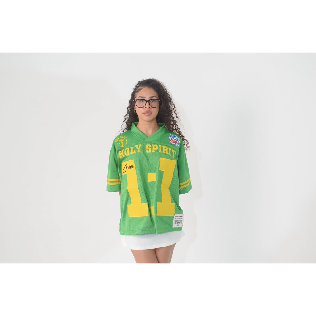Holy Jersey (Green) - Holy Spirit Clothing Co.