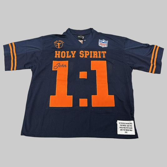 Holy Jersey (Navy) - Holy Spirit Clothing Co.