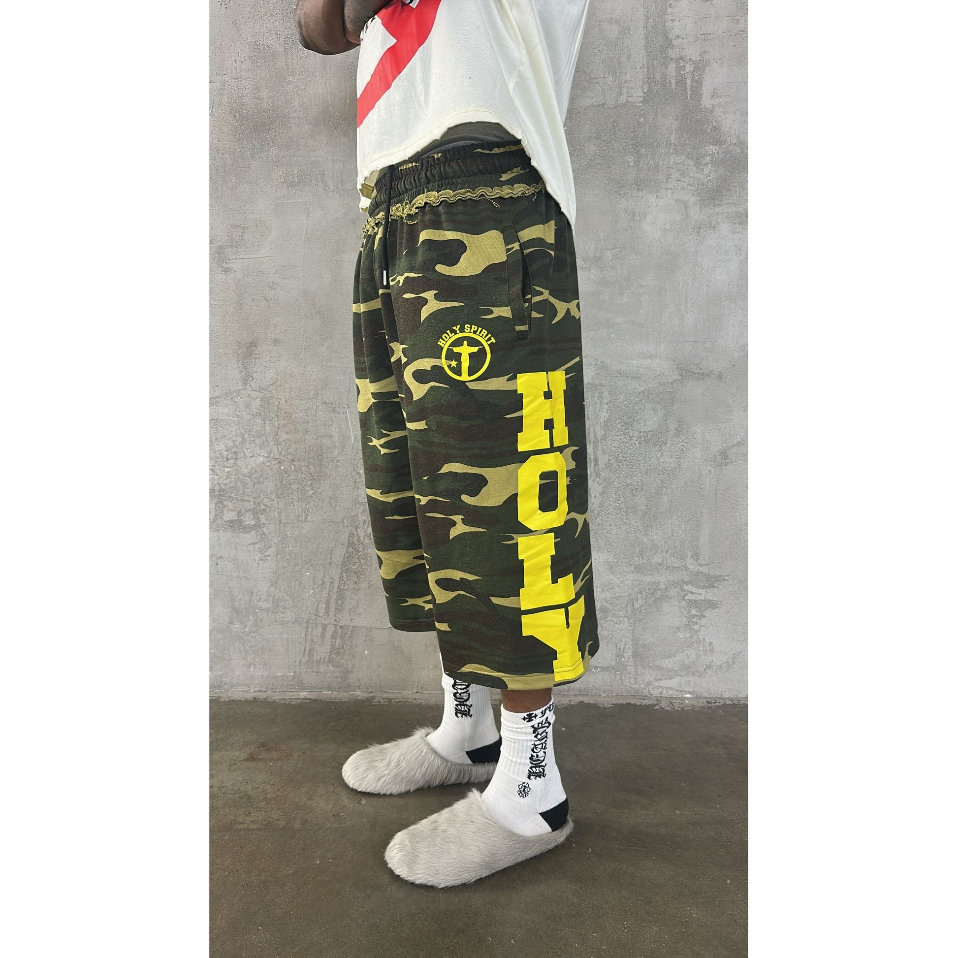 Holy Long Shorts (Camo) - Holy Spirit Clothing Co.
