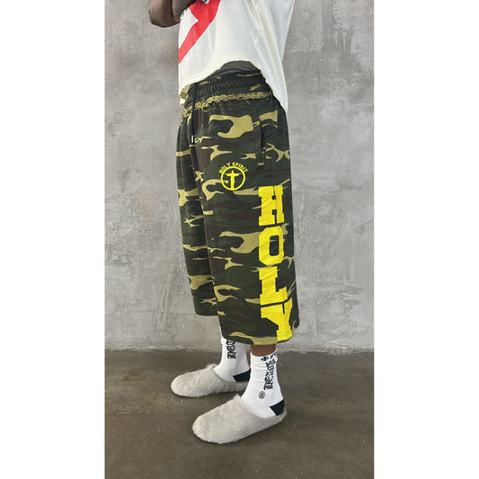 Holy Long Shorts (Camo) - Holy Spirit Clothing Co.