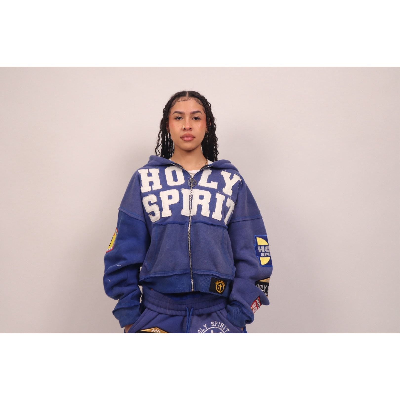 Holy Patchwork Hoodie - Holy Spirit Clothing Co.