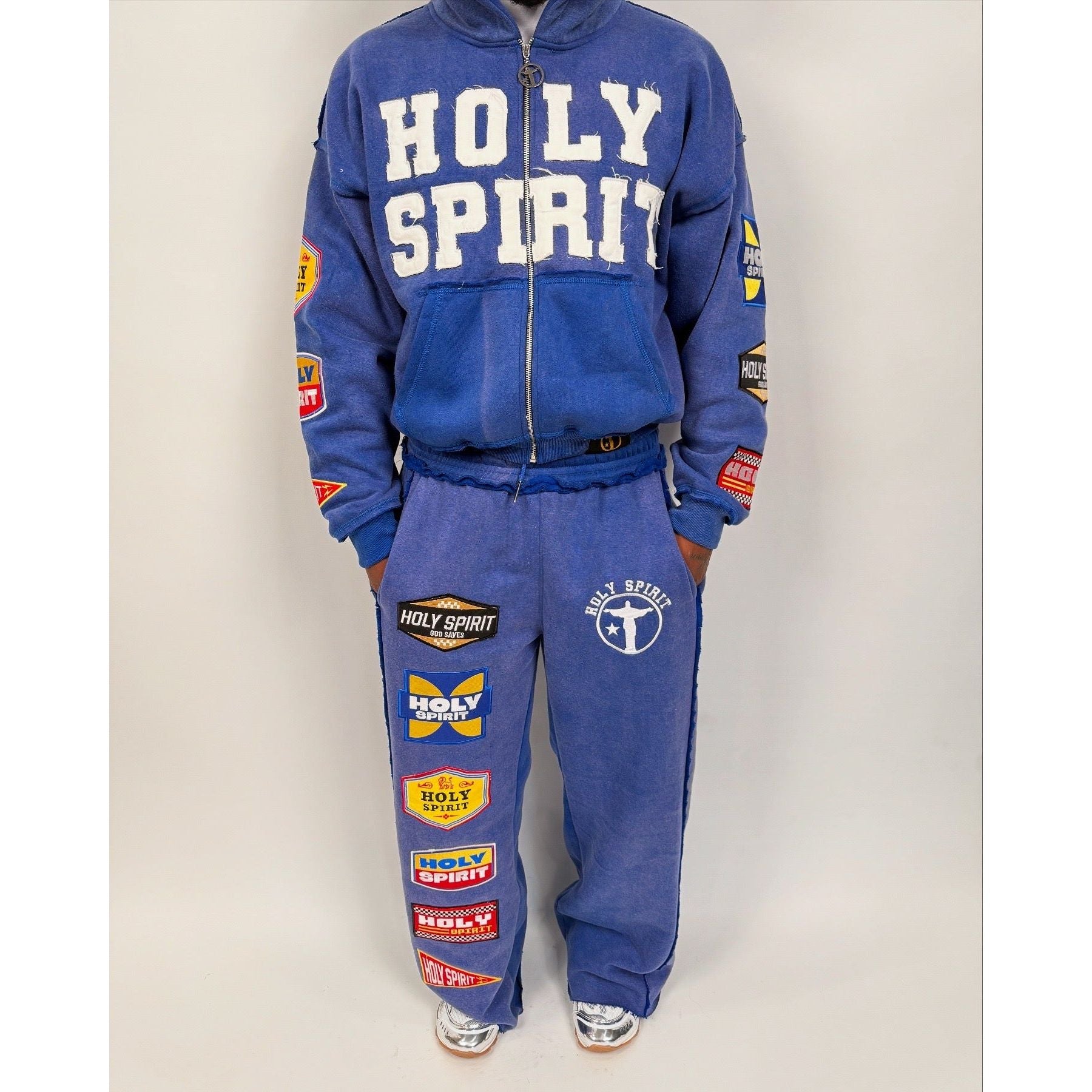 Holy Patchwork Hoodie - Holy Spirit Clothing Co.