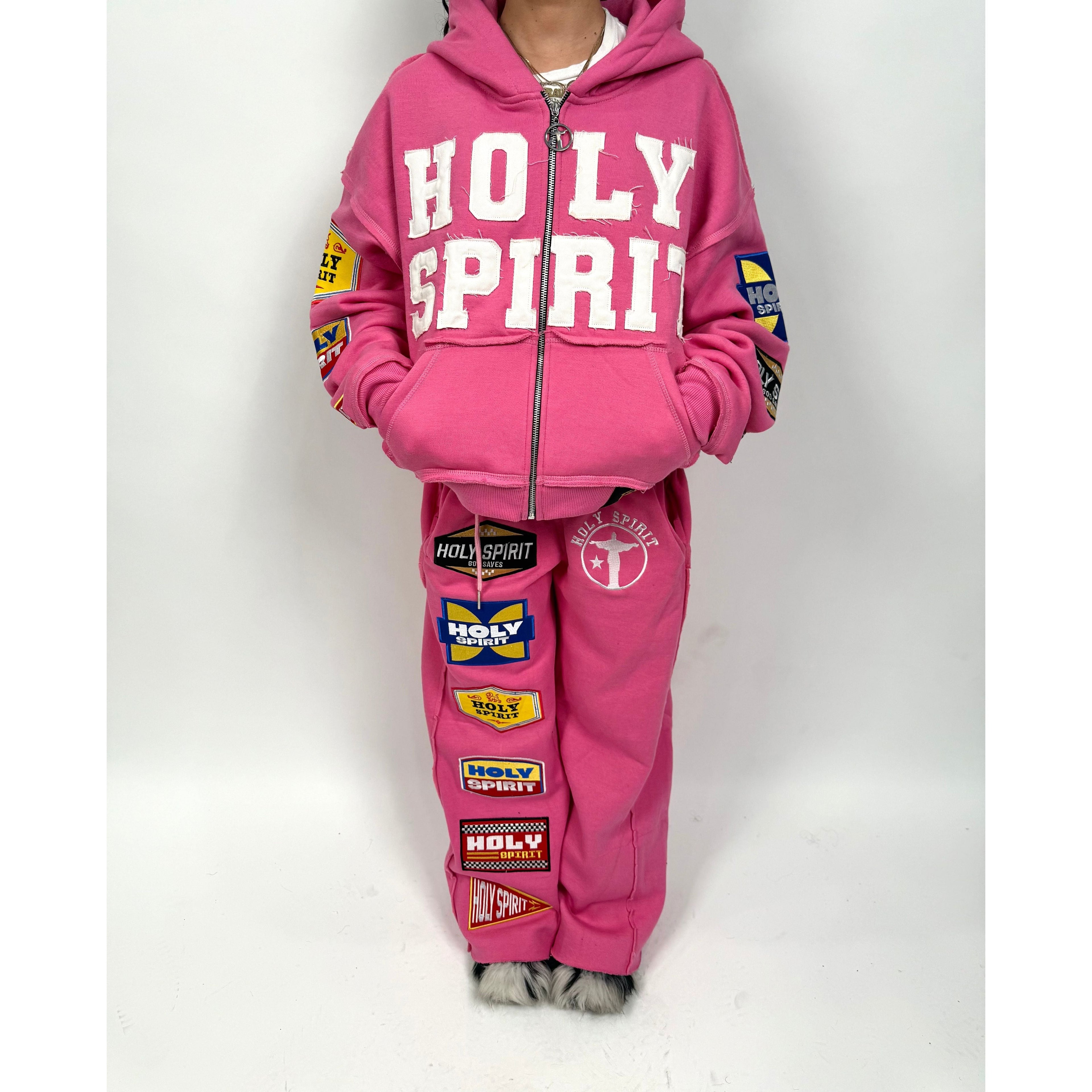 Holy Patchwork Sweats - Holy Spirit Clothing Co.