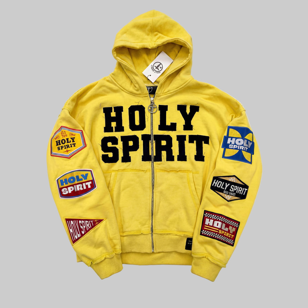 Holy Spirit Patchwork Hoodie - Holy Spirit Clothing Co.