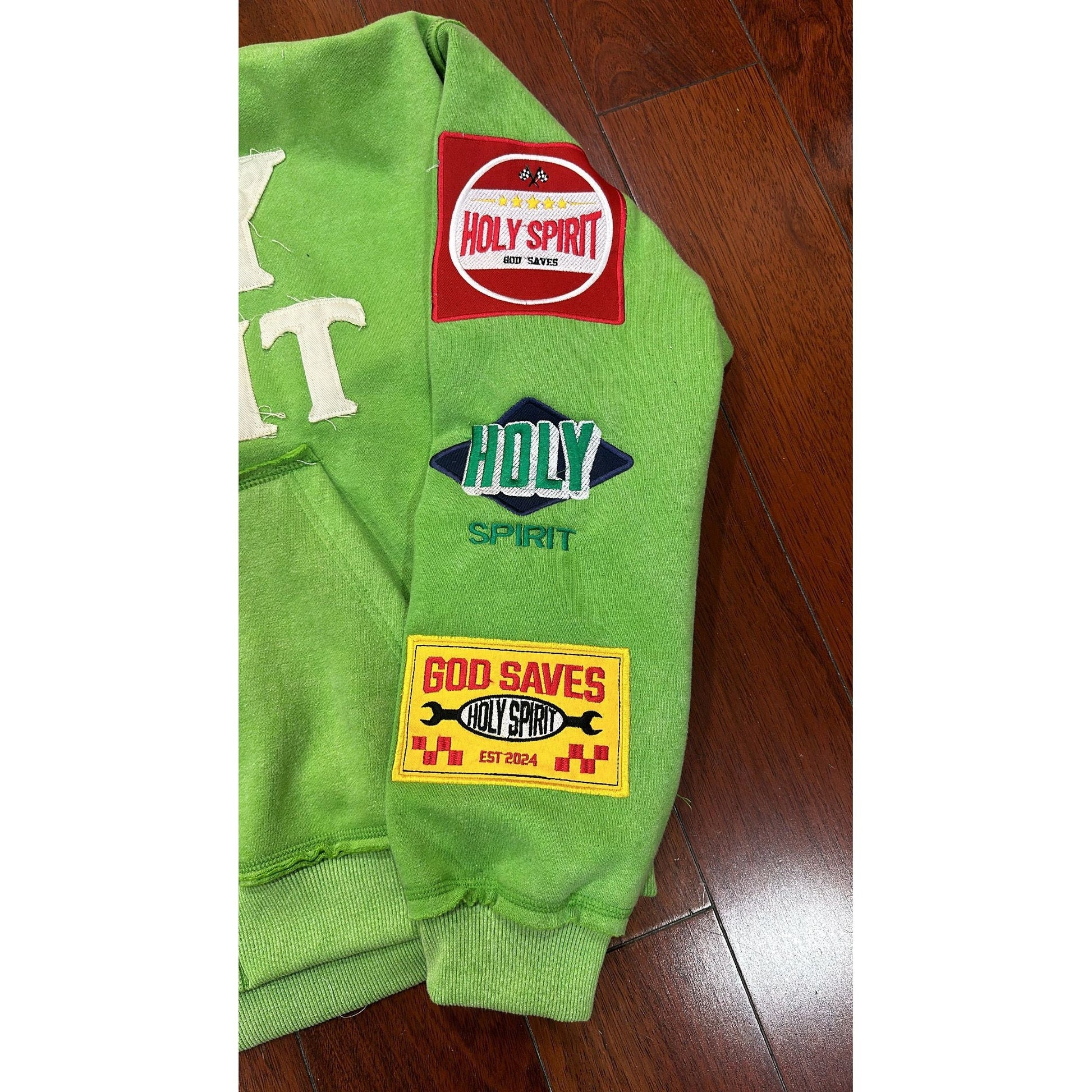Holy Spirit Patchwork Hoodie - Holy Spirit Clothing Co.