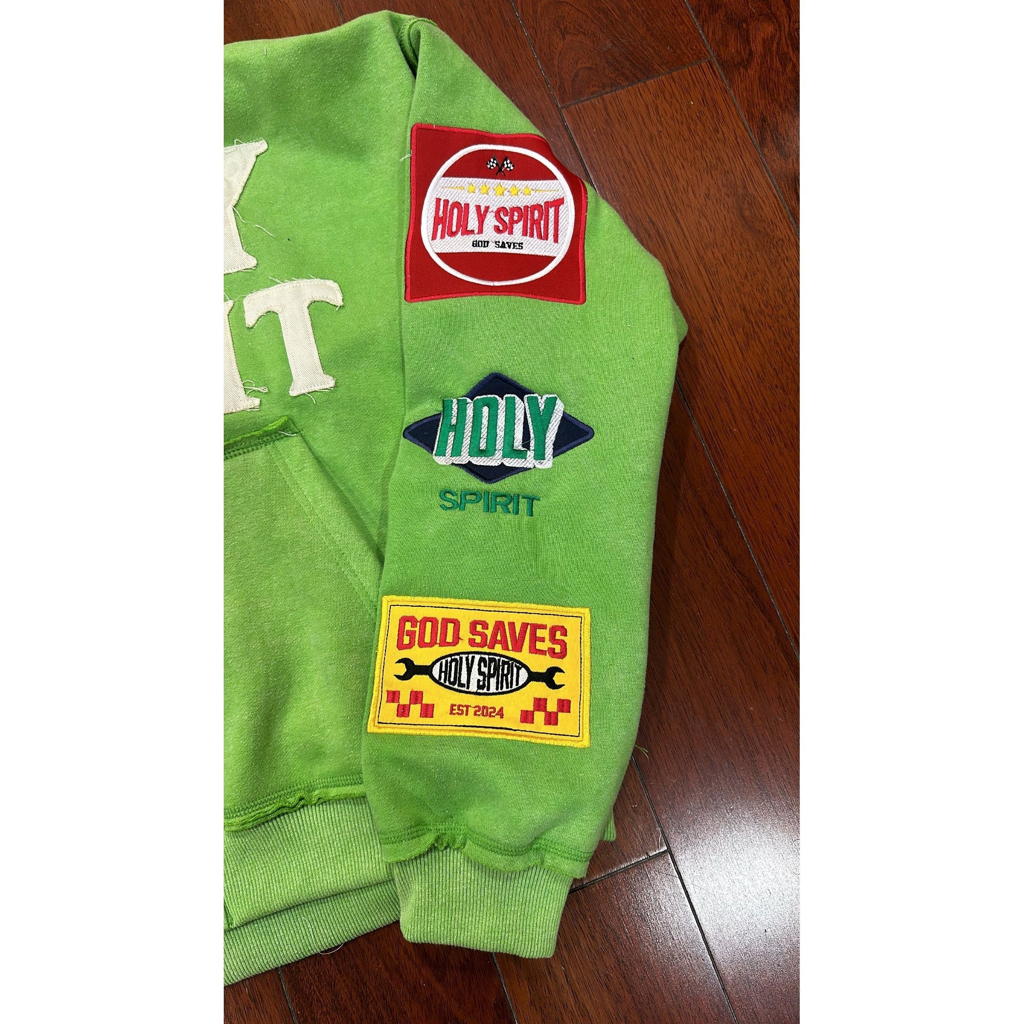 Holy Spirit Patchwork Hoodie - Holy Spirit Clothing Co.