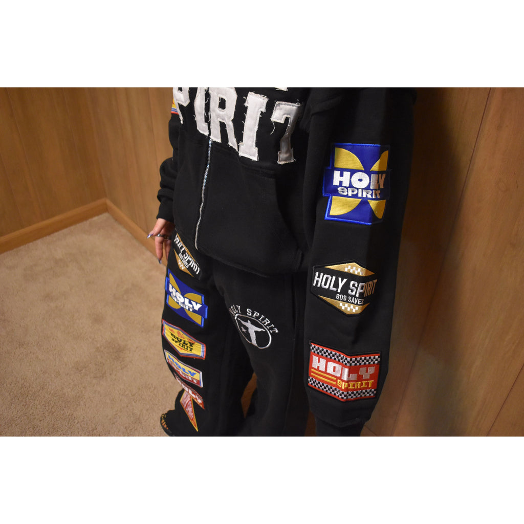 Holy Spirit Patchwork Hoodie - Holy Spirit Clothing Co.