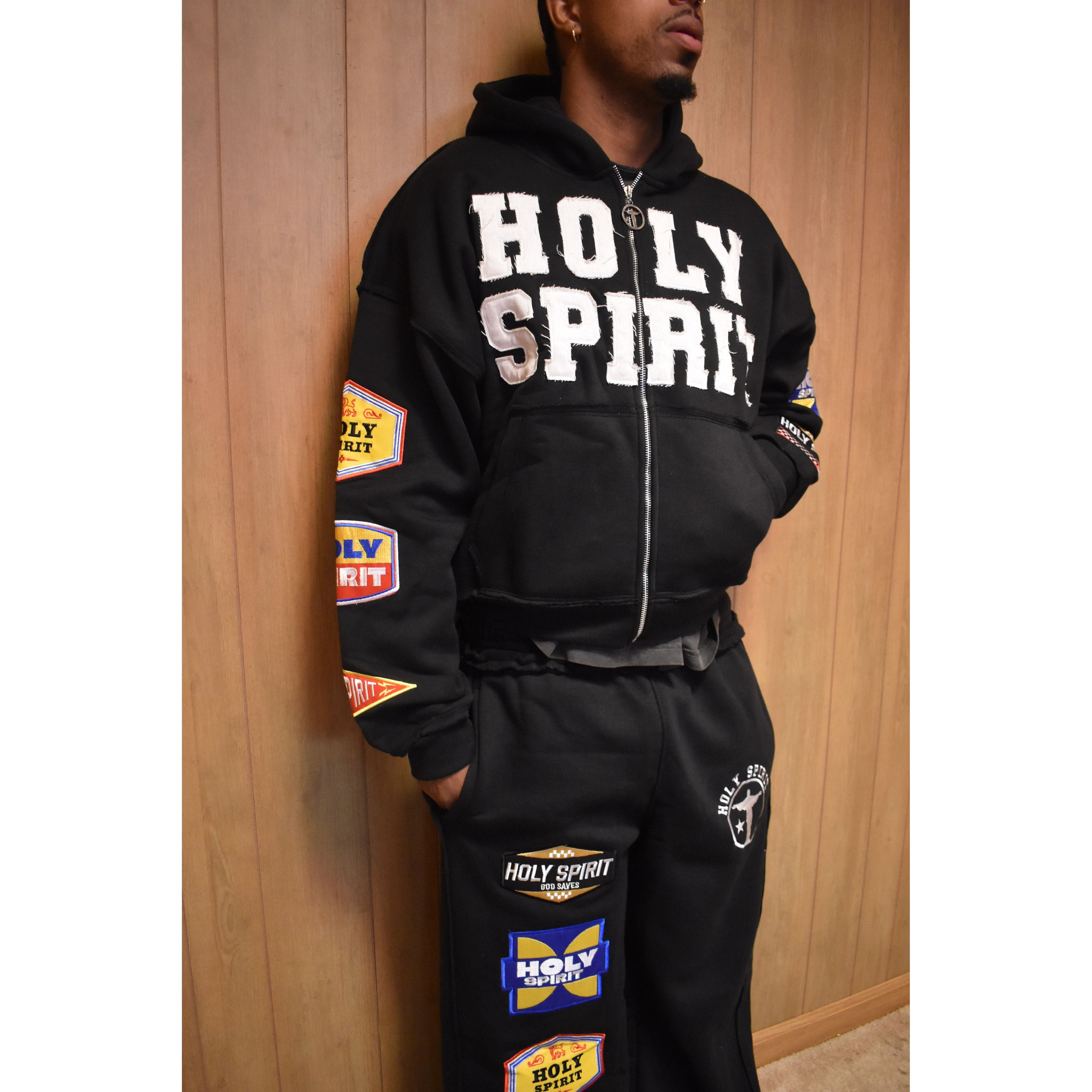 Holy Spirit Patchwork Hoodie - Holy Spirit Clothing Co.