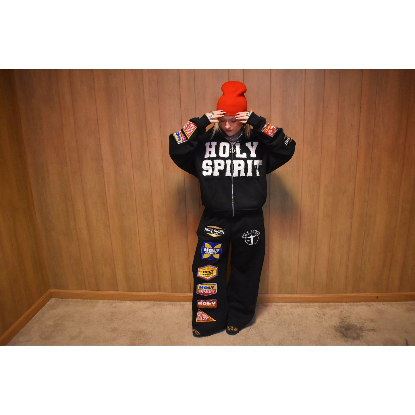 Holy Spirit Patchwork Pants - Holy Spirit Clothing Co.