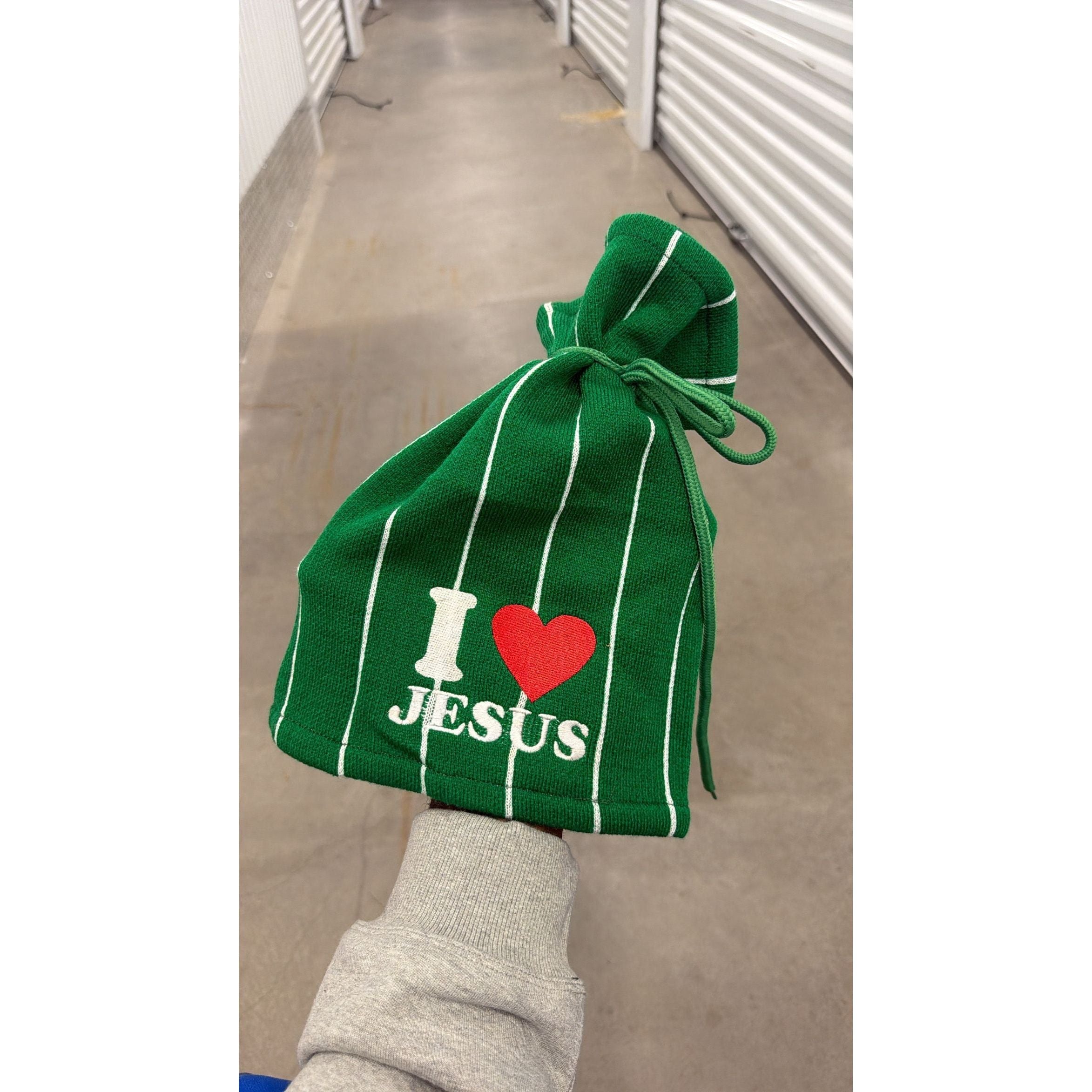 I Love Jesus (Irish) Tie Beanie - Holy Spirit Clothing Co.
