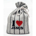 I Love Jesus (Oreo) Tie Beanie - Holy Spirit Clothing Co.