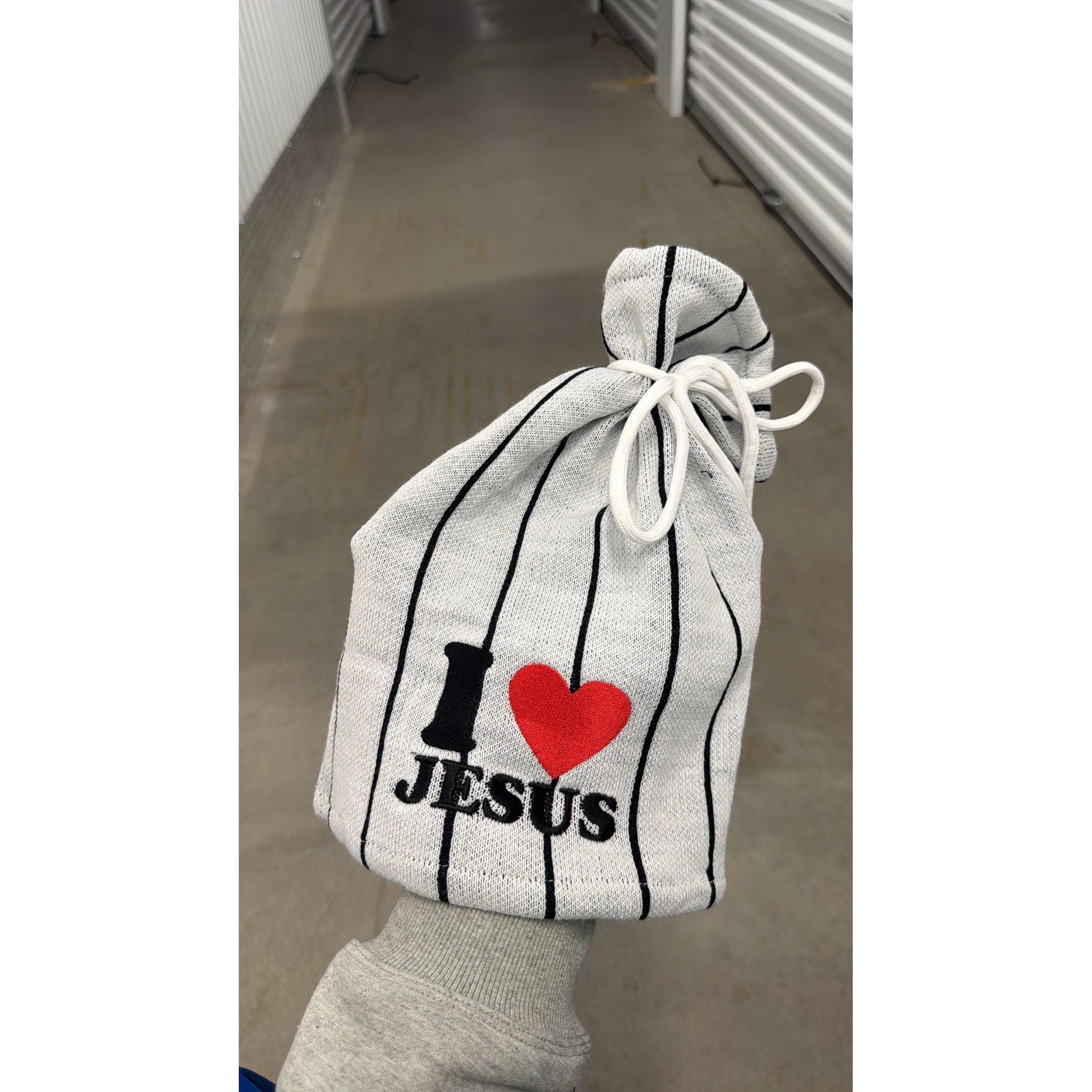 I Love Jesus (Oreo) Tie Beanie - Holy Spirit Clothing Co.
